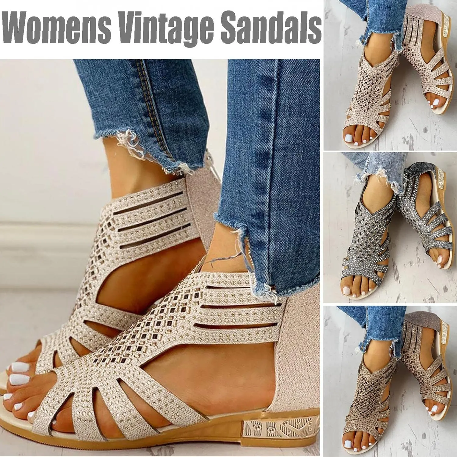 Gibobby Sandals for Women Dressy,Fashion Chunky Heel Sandal Open Toe Wedding Pumps Ankle Strap Evening Party Shoes