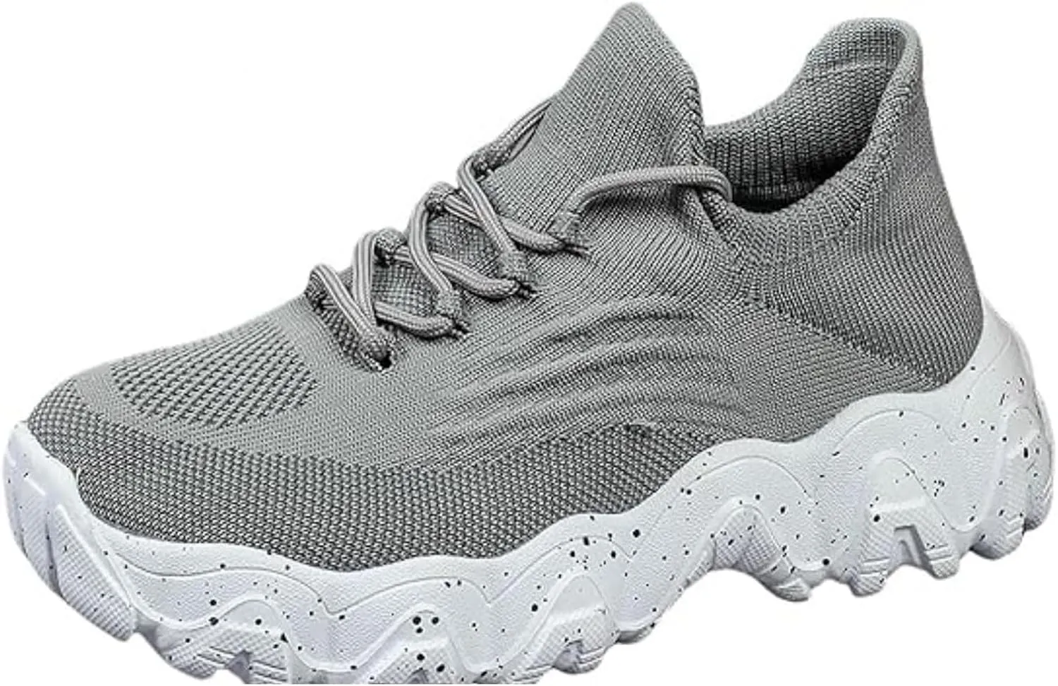Kubbon Slip on Shoes Women Lightweight Breathable Non Slip Running Shoes Casual Orthopedic Walking Sneakers with Arch Support Plus Size Fashion Sneakers