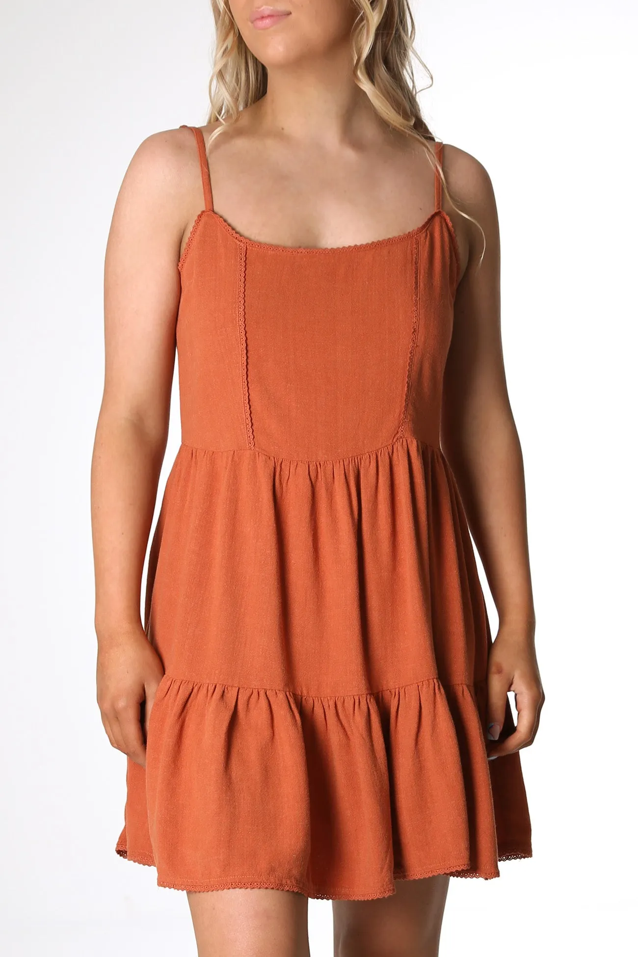 Savanna Washed Dress Tan
