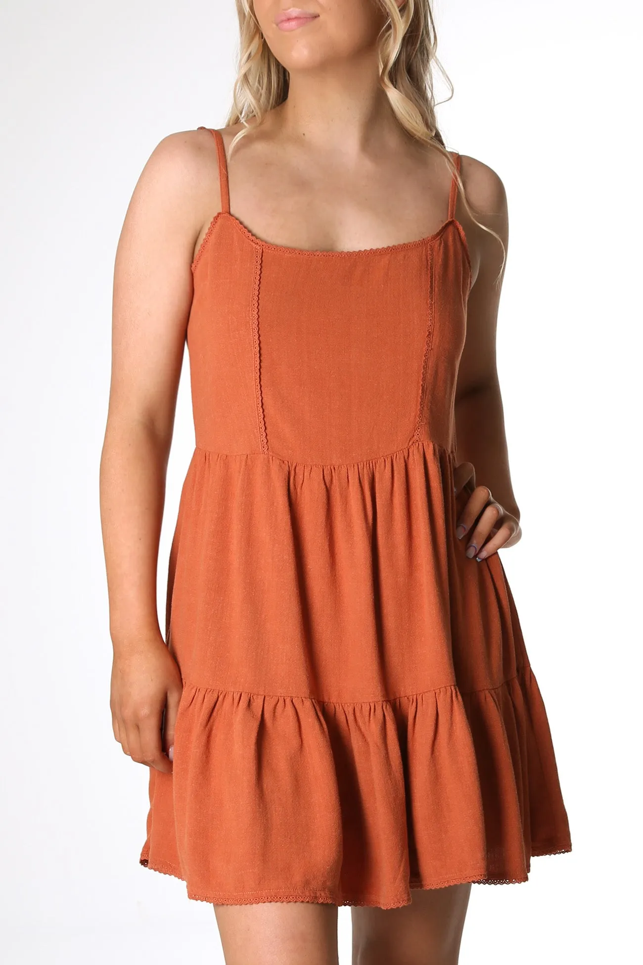 Savanna Washed Dress Tan