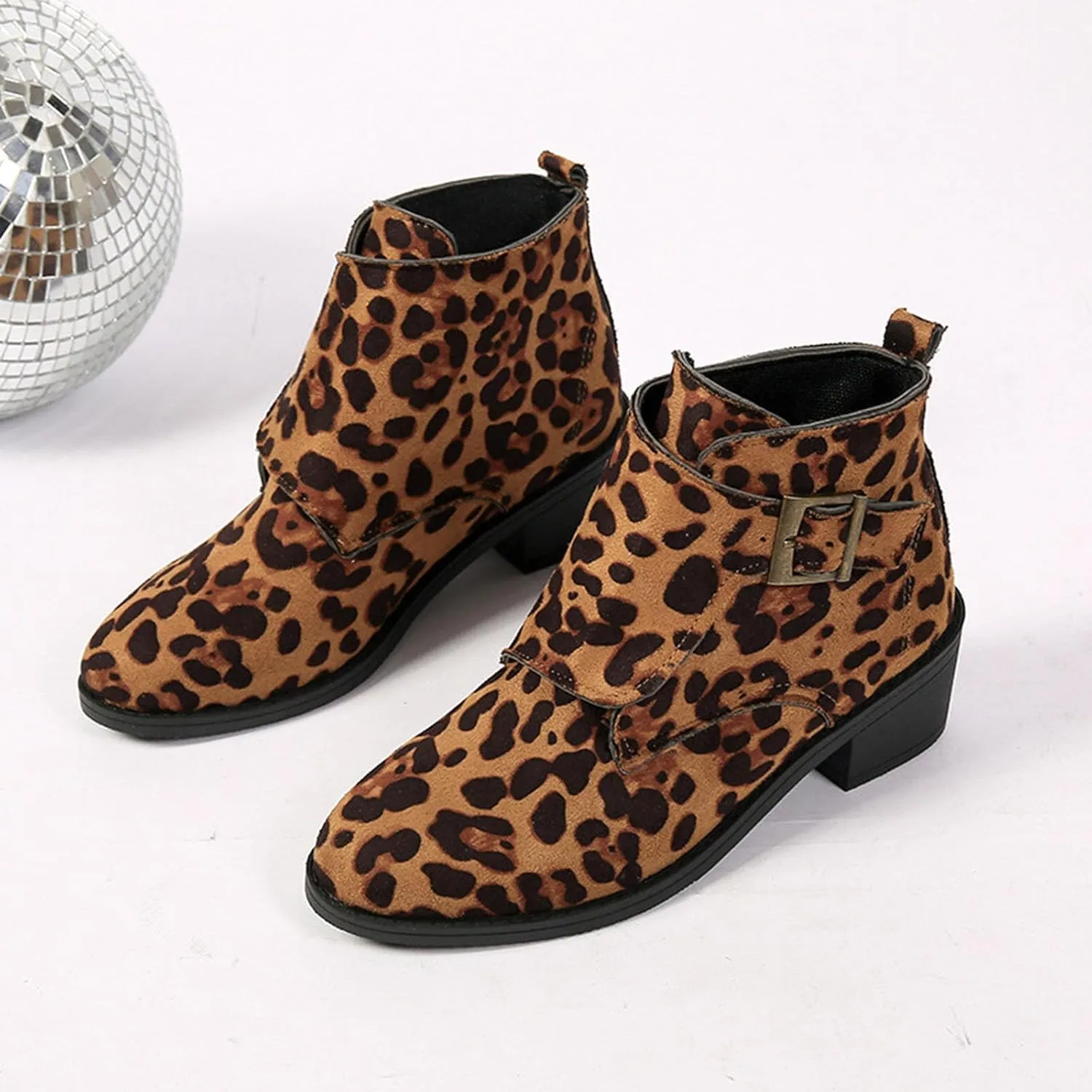 Women's Chunky Block Boots heels Side Zipper BootsKnee High Boots Casual Shoes Combat Chukka Side Zipper Rain Boots Cowboy