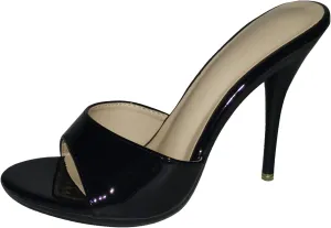Womens Summer Mule Sandals Stiletto High Heel Dressy Shoes